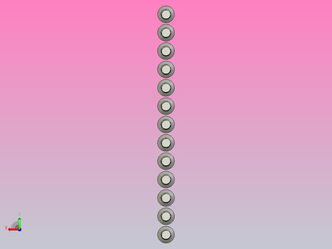 M3 4毫米- 30毫米DIN965A小公制螺钉后视图