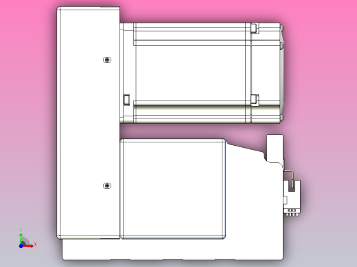 皮带直线轴半封闭可选导轨TPA-HNB-175D-140-L1350-LU-Y-P75-N3前视缩略图