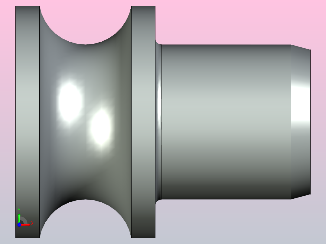 JB标准-插入式圆柱形吊耳40前视图