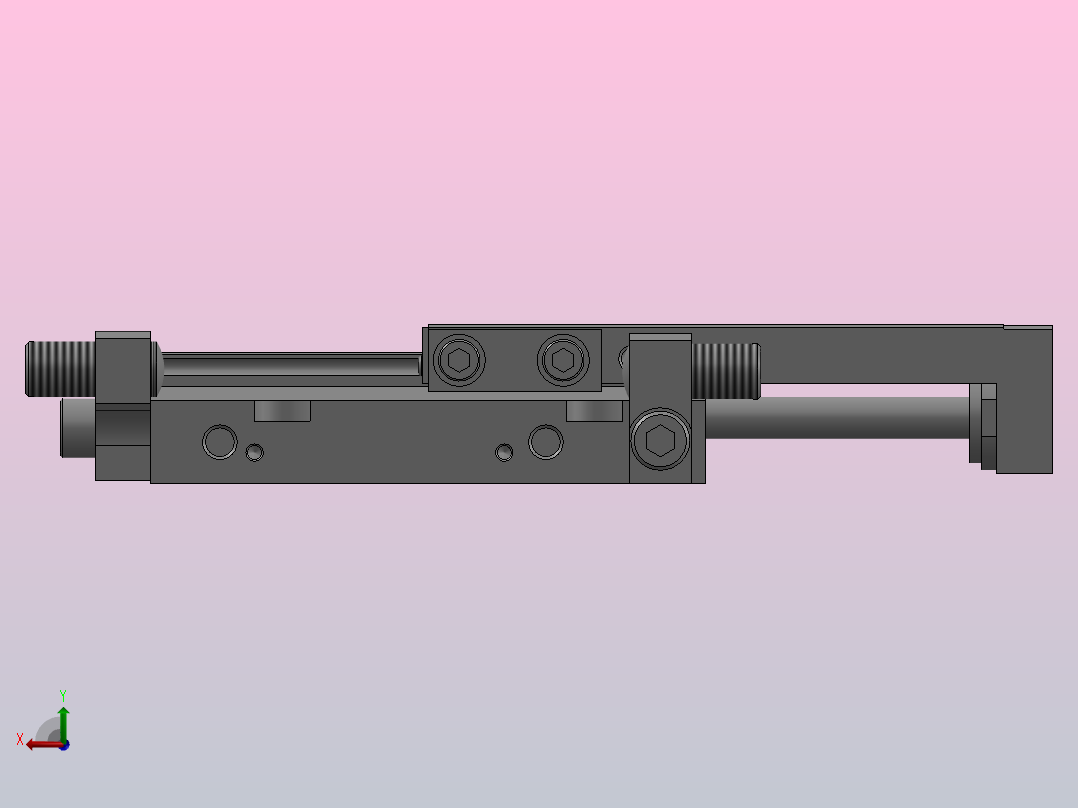 气缸MGAS16x40-L-MS2-P2后视图