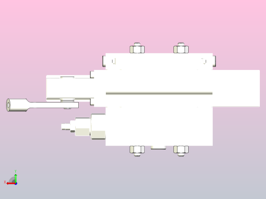 餐厨车提升油缸阀块后视缩略图