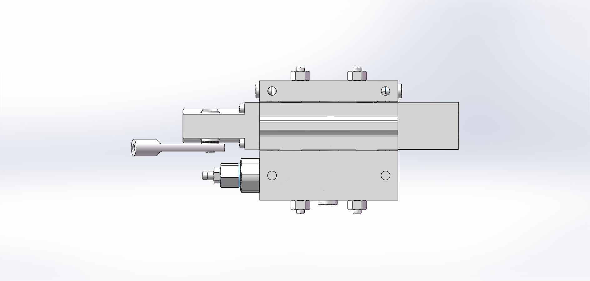 餐厨车提升油缸阀块