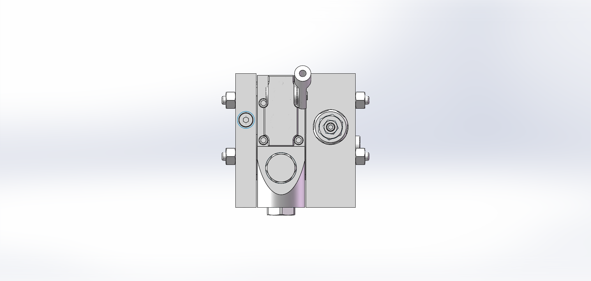 餐厨车提升油缸阀块