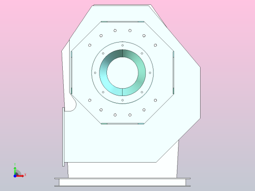 SAB-ZG-Ⅱ工业中压离心风机（D式)[ZG-Ⅱ（D式)]前视缩略图