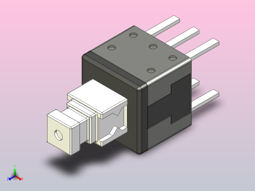 APEM-MHPS-按钮开关DPDT 0.1A 30V On-Mom