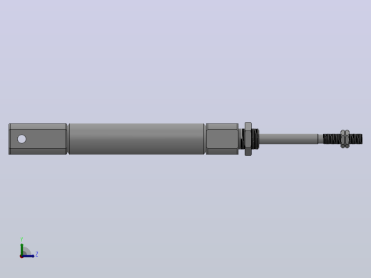 标准型气缸（双作用）HCJ2系列[HCJ2B10-30A-H7A1S]左视缩略图