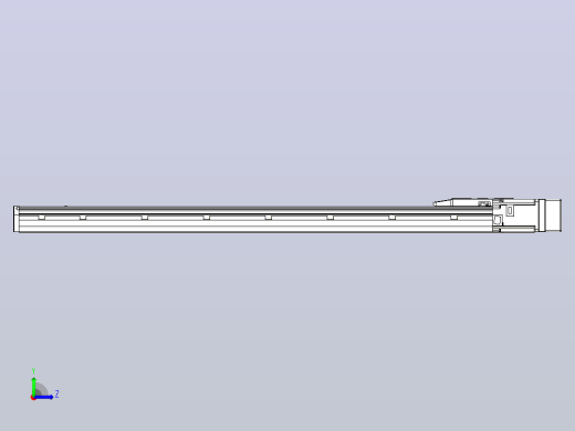 滚珠丝杠直线轴内置导轨TPA-GCR-150-2010C-L1000-MR-M75-N3左视缩略图