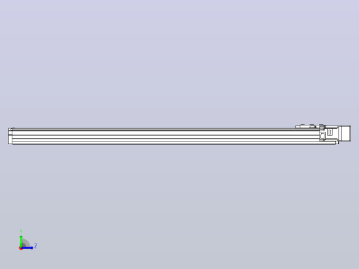 滚珠丝杠直线轴内置导轨TPA-GCR-80-1610C-L1100-MR-M20-N3左视缩略图