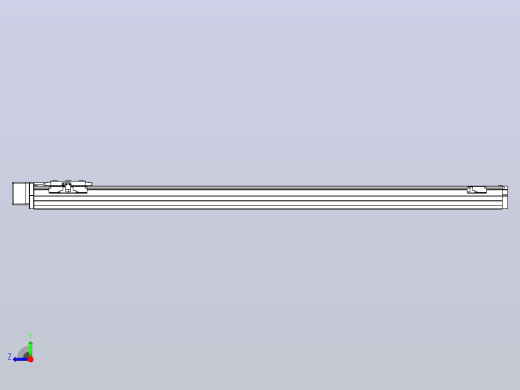 滚珠丝杠直线轴内置导轨TPA-GCR-80-1610C-L1100-MR-M20-N3右视缩略图