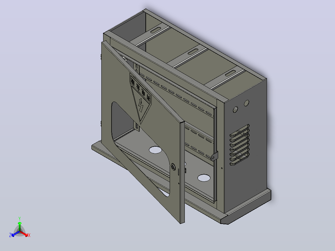 不锈钢变压器计量箱（200KVA）[不锈钢变压器计量箱(200KVA)]主视图
