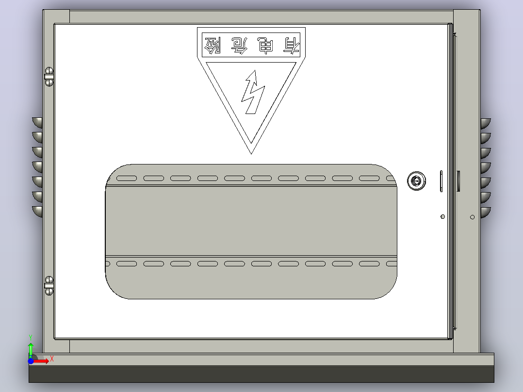 不锈钢变压器计量箱（200KVA）[不锈钢变压器计量箱(200KVA)]前视图