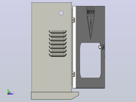 不锈钢变压器计量箱（200KVA）[不锈钢变压器计量箱(200KVA)]左视缩略图