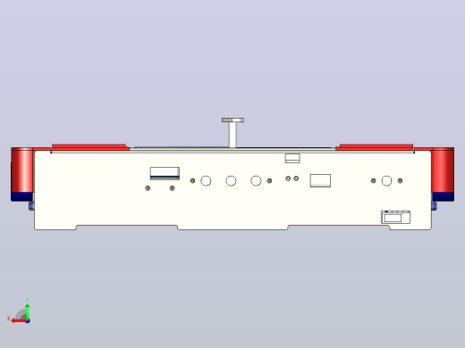 储用穿梭agv小车 自动搬运小车3D设计后视缩略图