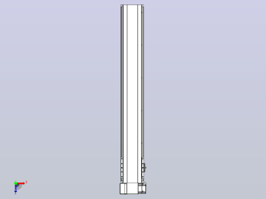 皮带直线轴半封闭可选导轨TPA-HNB-140D-120-L850-LP-Y-P40-N3俯视缩略图