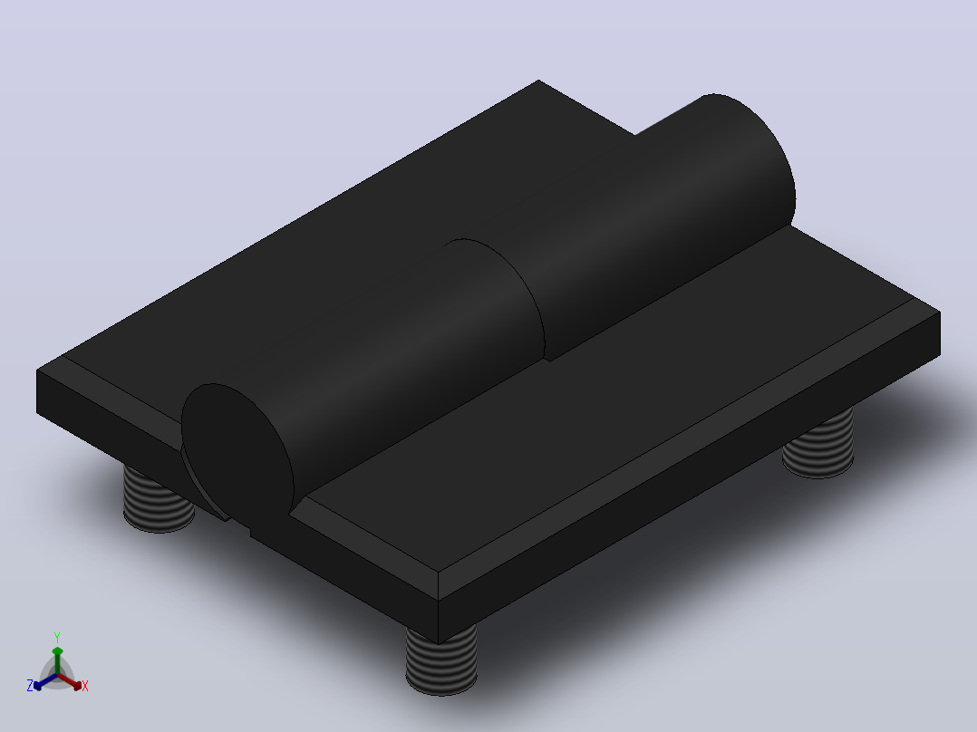 CL109铰链[CL109]主视图