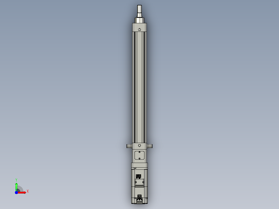 轻载电动缸TPA-ESR40-1210C-L300-M-TC-W-P40-C3前视图
