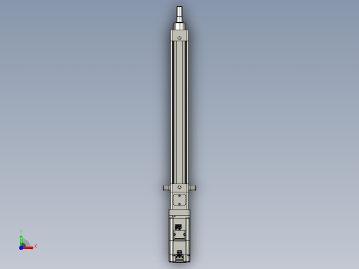 轻载电动缸TPA-ESR40-1210C-L300-M-TC-W-P40-C3前视缩略图