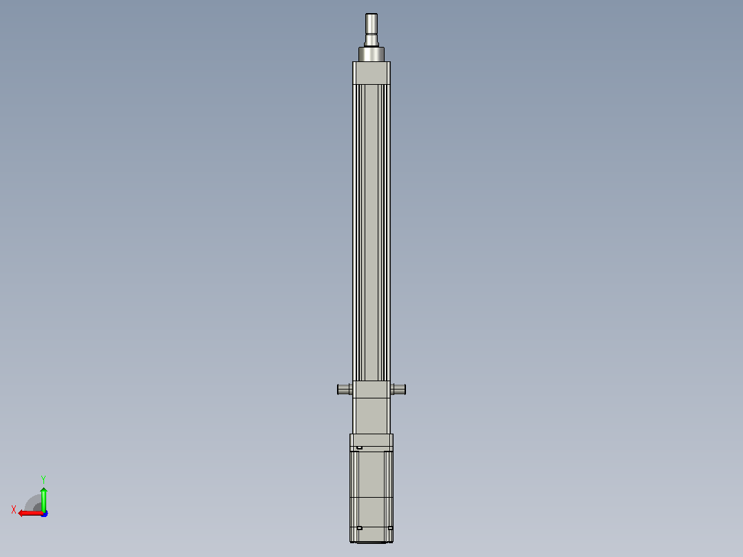 轻载电动缸TPA-ESR40-1210C-L300-M-TC-W-P40-C3后视图