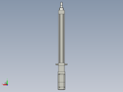 轻载电动缸TPA-ESR40-1210C-L300-M-TC-W-P40-C3后视缩略图