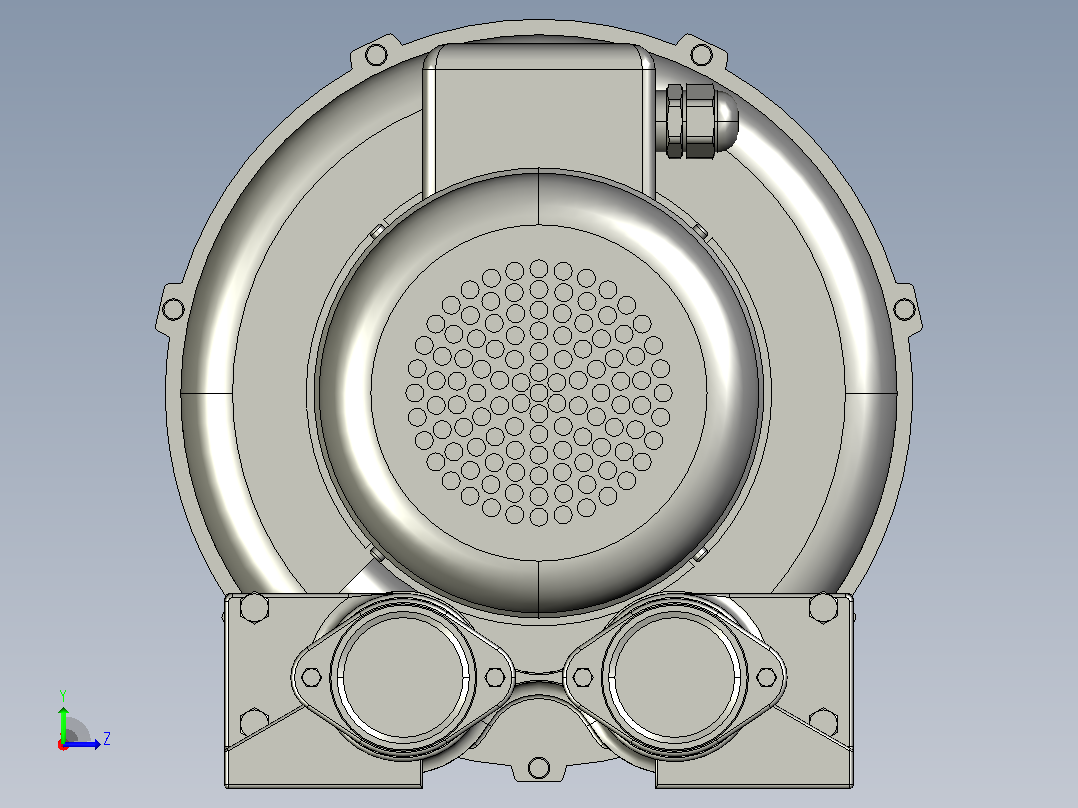 RB-750环形鼓风机[RB-750(50Hz)]左视图