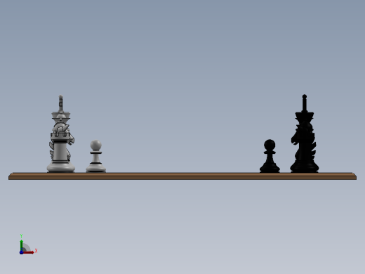 国际象棋和棋盘前视缩略图