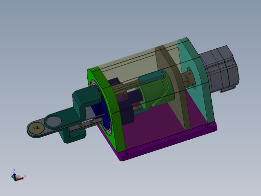 凸轮翻转翻面结构3D图纸 Solidworks设计