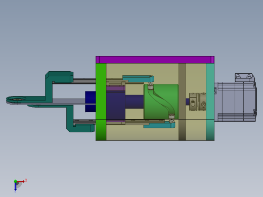 凸轮翻转翻面结构3D图纸 Solidworks设计俯视缩略图