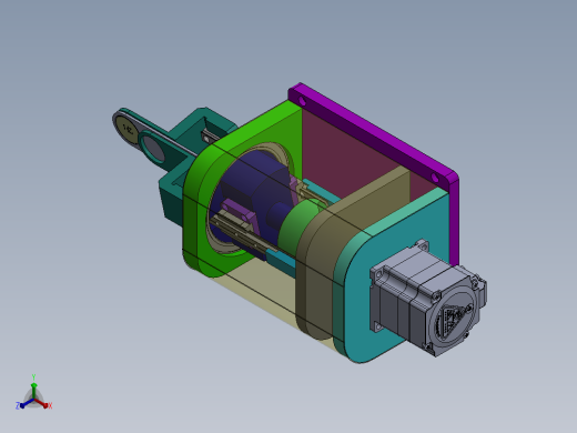 凸轮翻转翻面结构3D图纸 Solidworks设计正等轴测缩略图