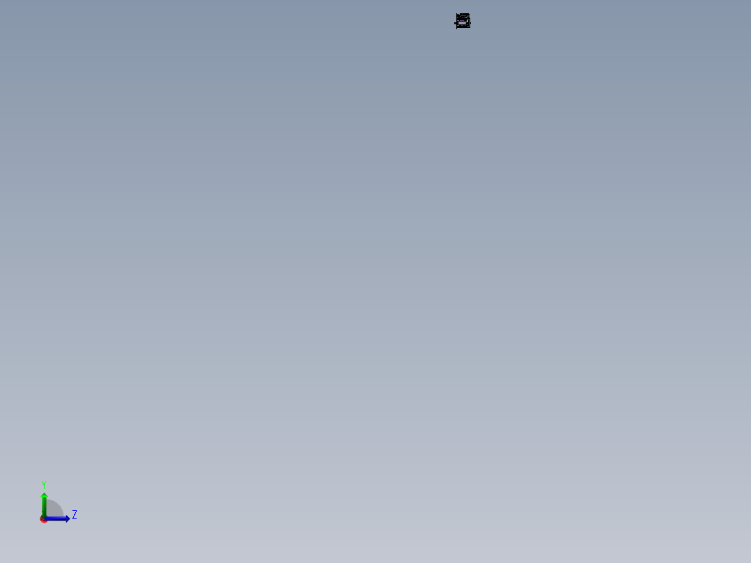 吹瓶机电动合模机构sw14可编辑左视图