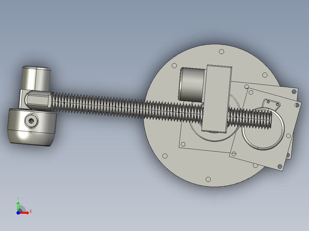 高压水切机前视图