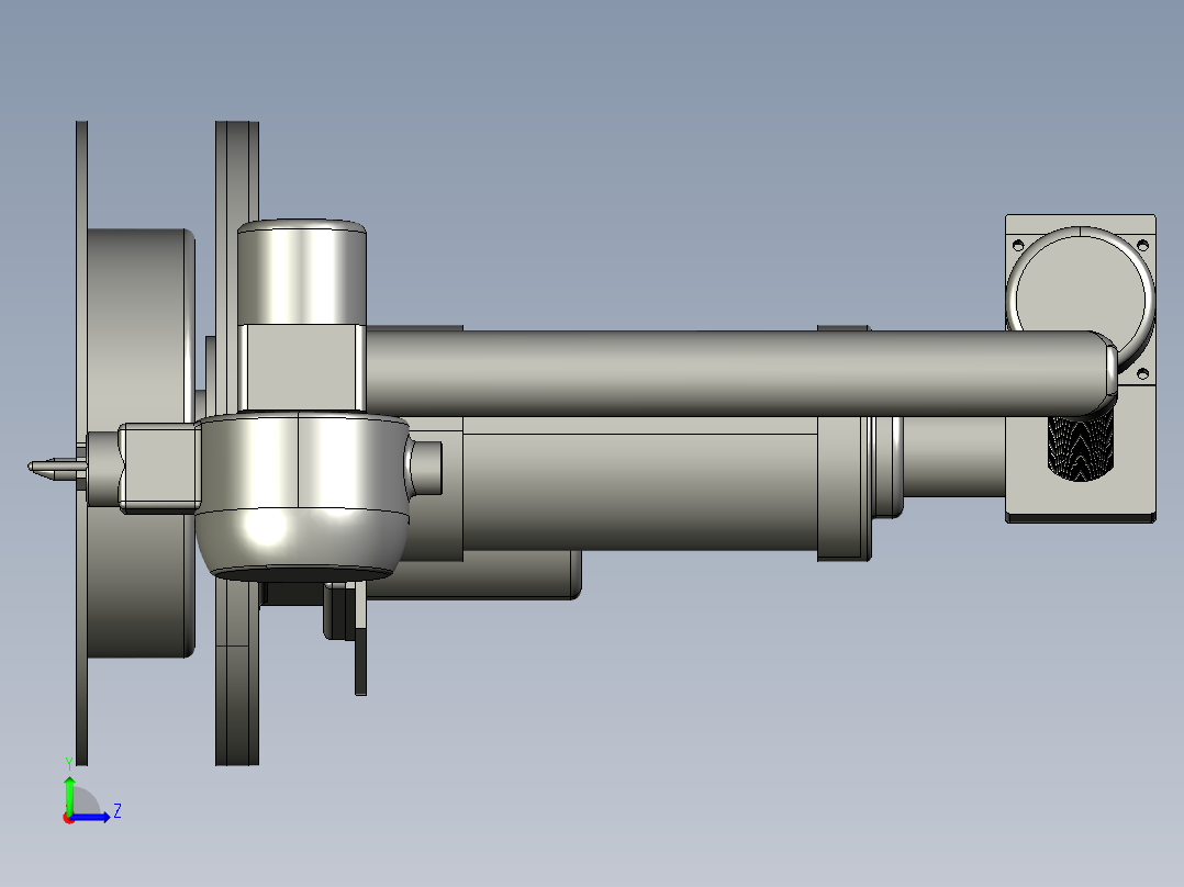 高压水切机左视图