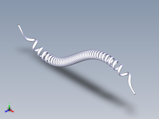 弹簧线正等轴测缩略图