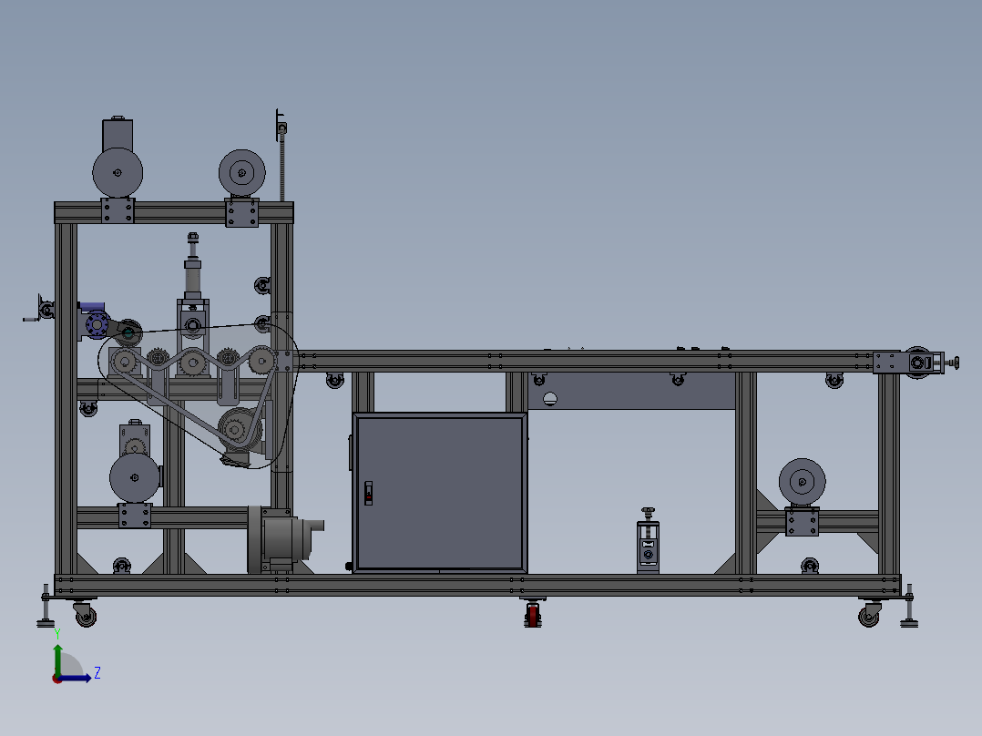 WT-700贴合机左视图