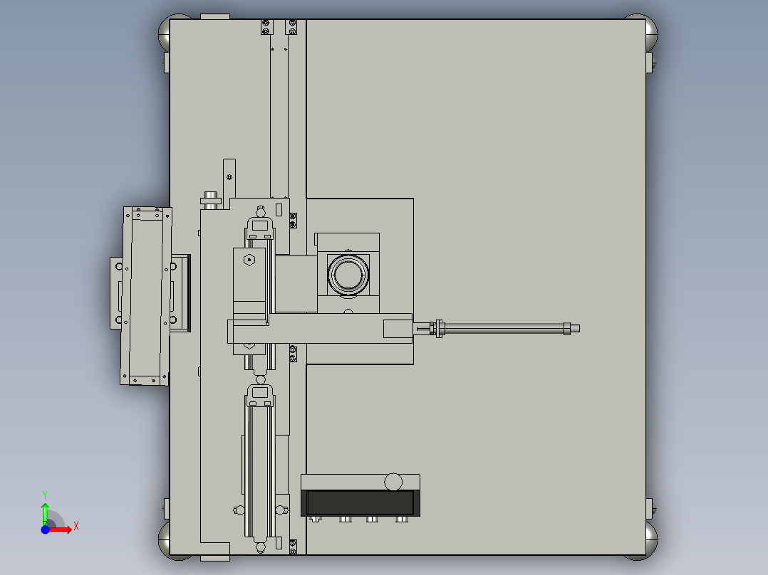 自动上料机构前视图