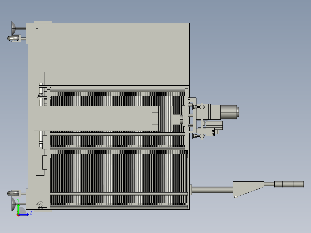 自动上料机构左视图