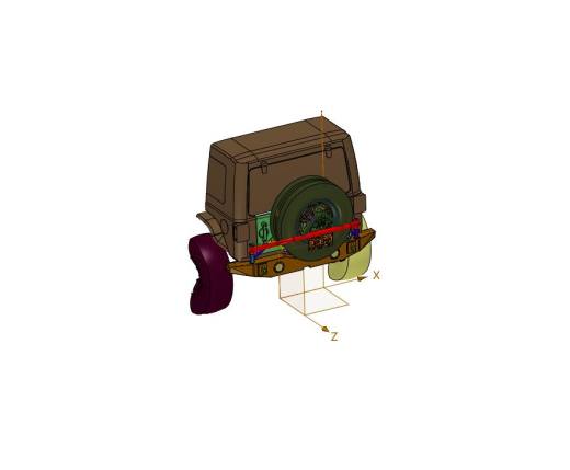 吉普后备胎支架缩略图