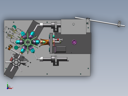 日系六头全自动音圈绕线机前视缩略图