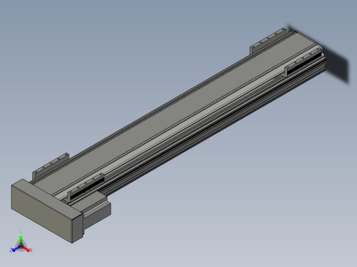 直线模组LHA170-S950-L设计图纸