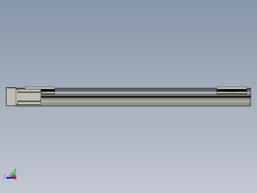 直线模组LHA170-S950-L设计图纸右视缩略图