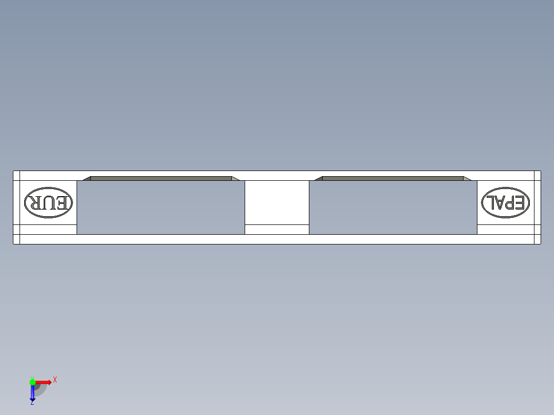 托盘 设计模型 (8)俯视图