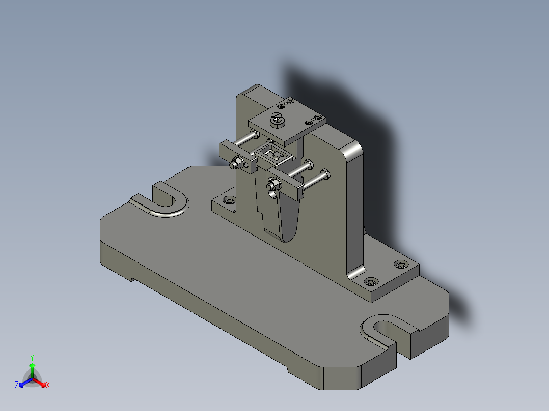 831001后托架加工工艺及钻φ6和M6夹具设计【含三维proe】