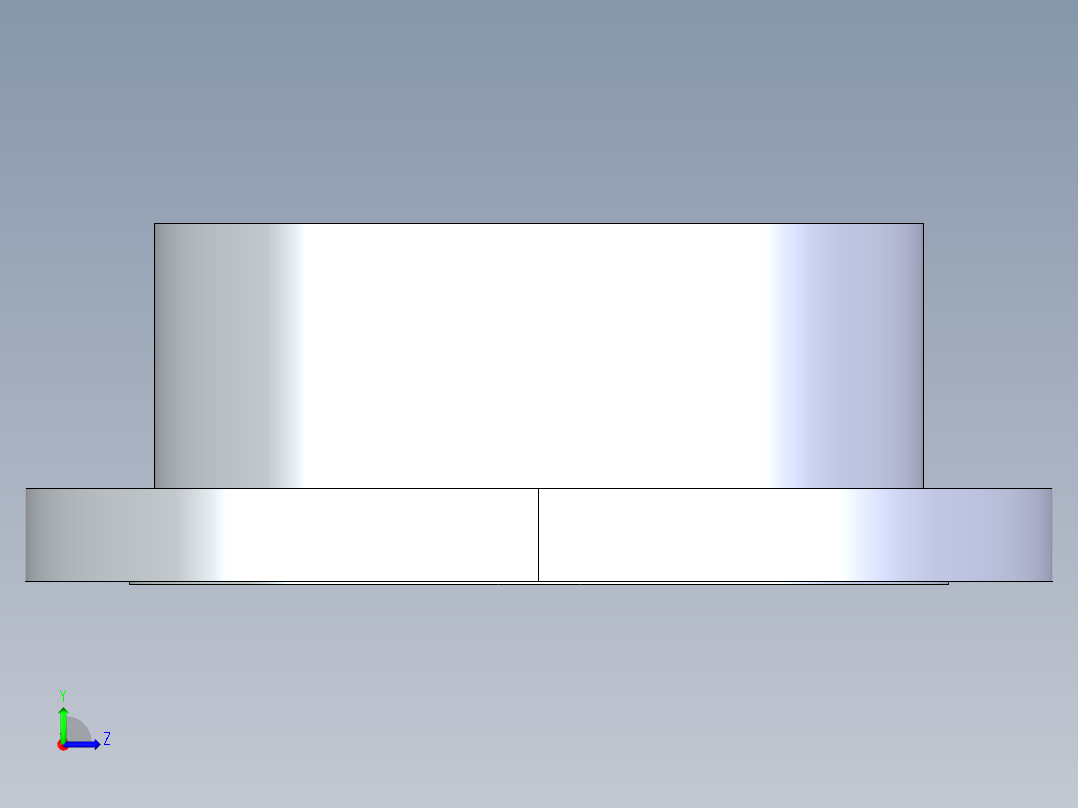 CPVC管件26-Sch80_Flange Vanstone_SOC_9854-120_12in左视图
