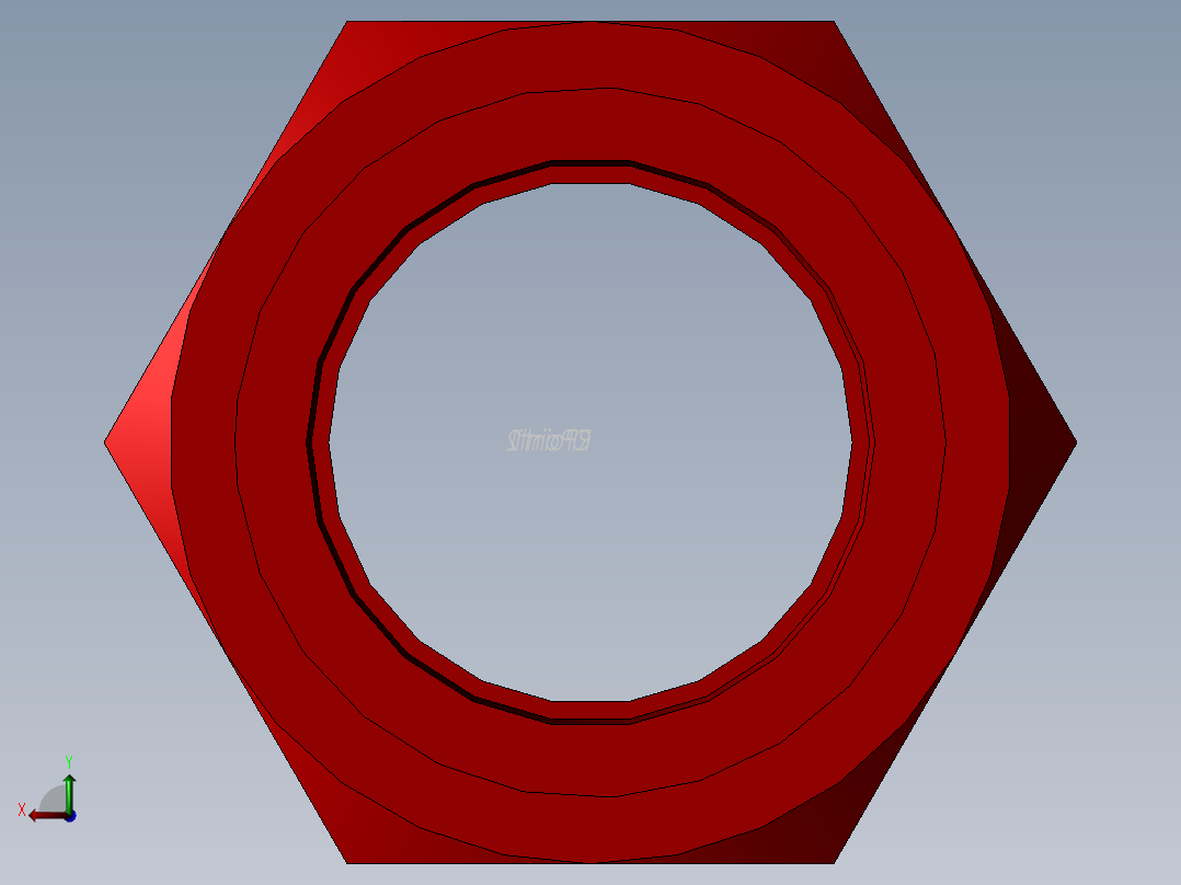 threaded union后视图