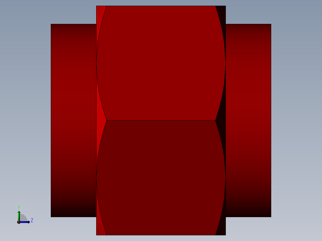 threaded union左视图