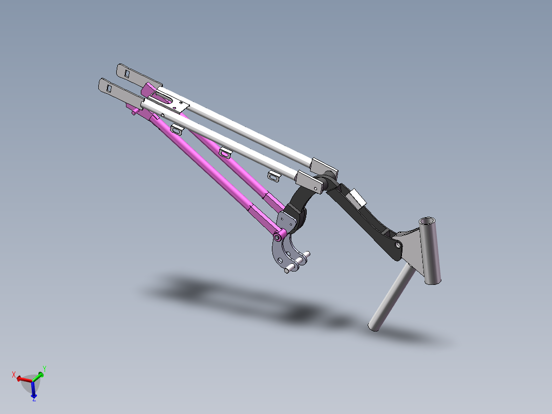 小型拖拉机整理车架设计【含图和文档】