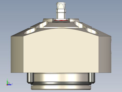 KOSMEKSFA1000-M1N-060多系列多零件图纸模型多系列多零件图纸模型左视缩略图