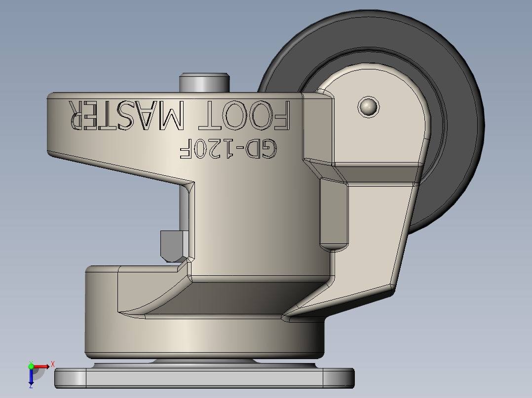 GD-120F福马轮俯视图