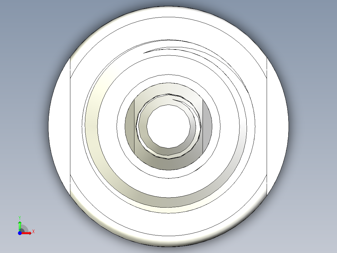 液压缸 油缸 (11)前视图