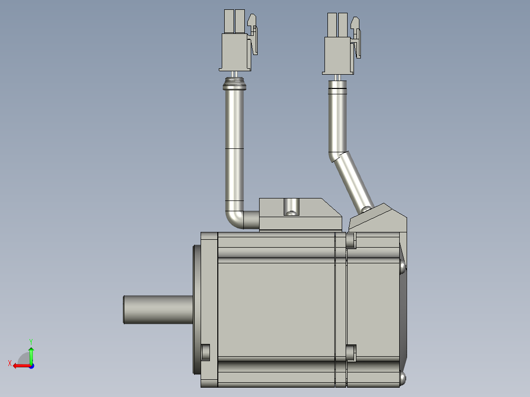 200W MSMD伺服马达后视图