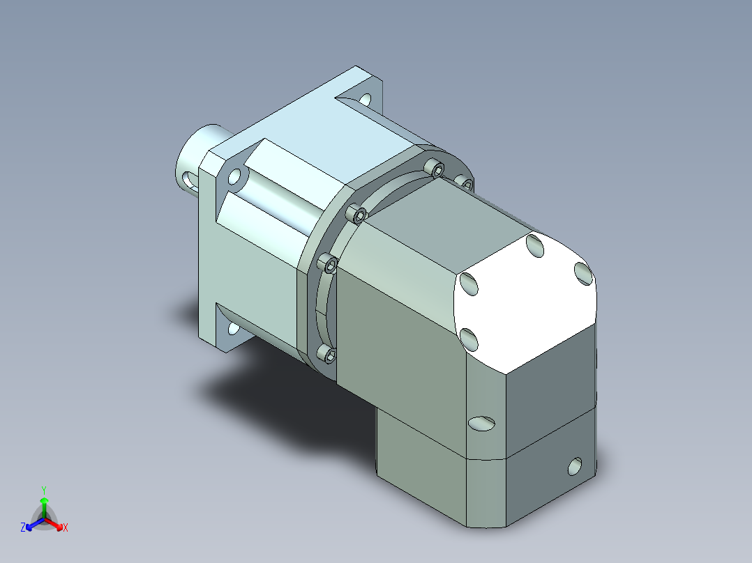 直齿ZPLX240-L1 35-114.3-200-M12.stp主视图